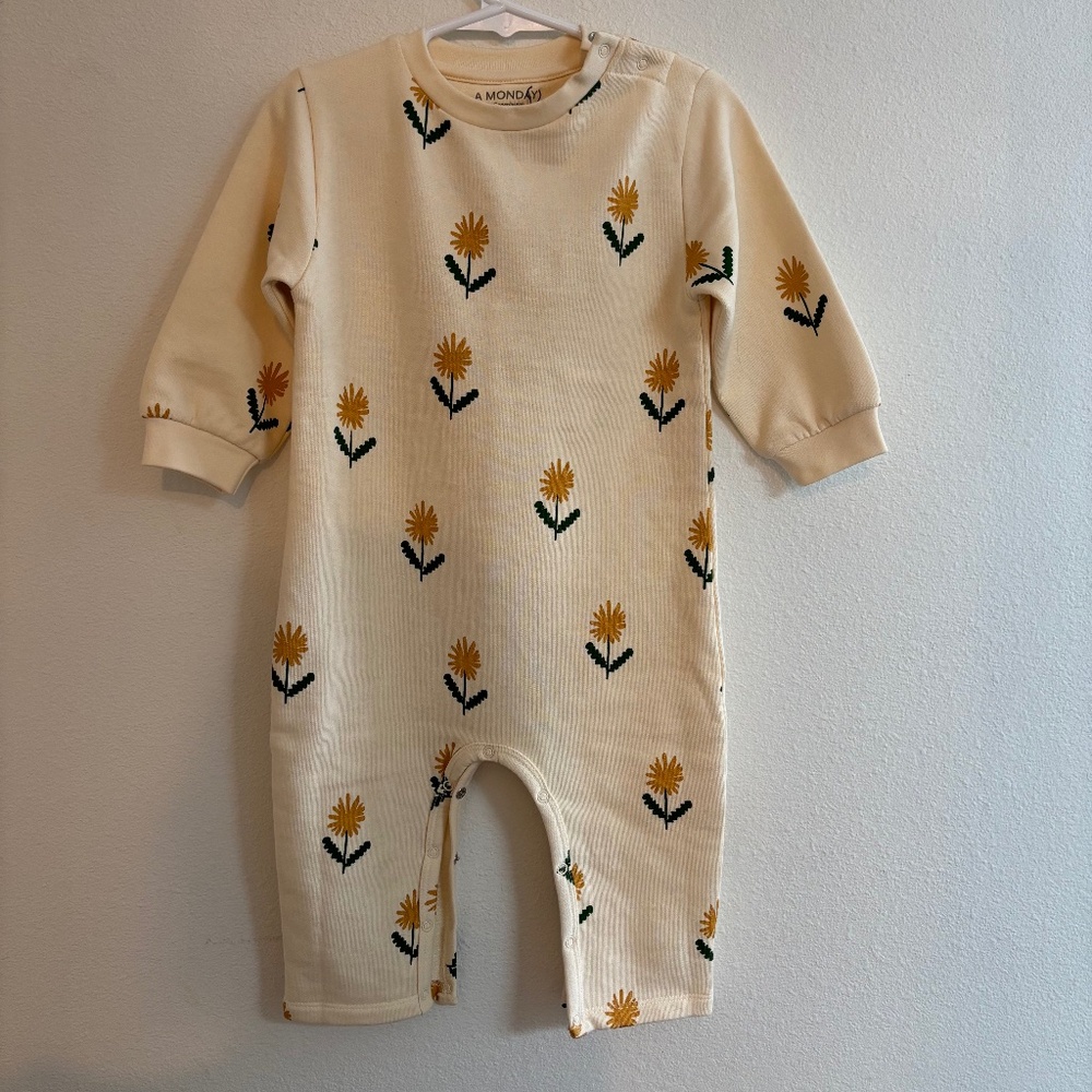 A MONDAY in Copenhagen sweat baby romper